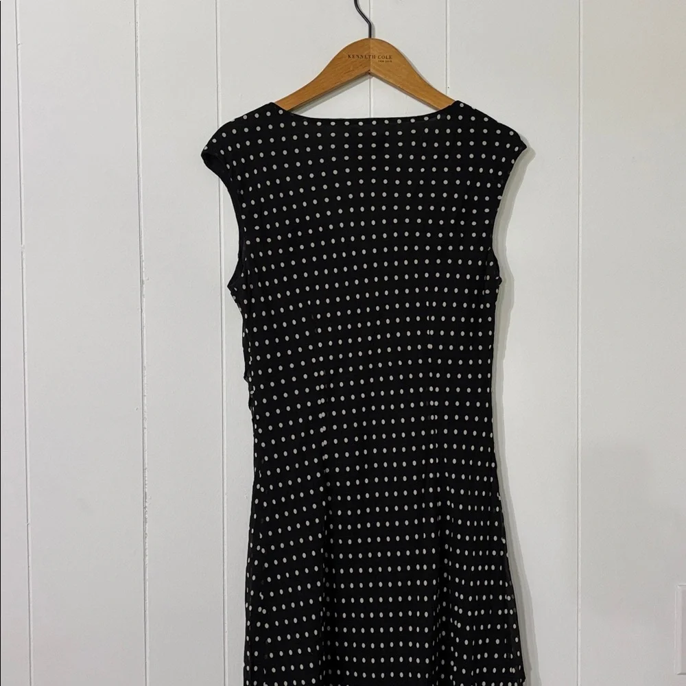 Adrianna‎ Papell Black Silk Vintage Cocktail Women's Dress Size 8 - Picture 8 of 11